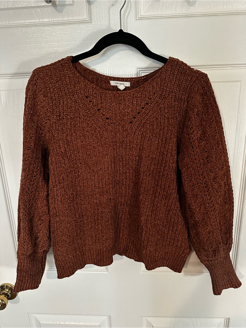 Maurices Rust Brown Crewneck Sweater